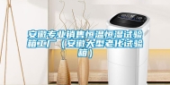 安徽专业销售恒温恒湿试验箱工厂（安徽大型老化试验箱）