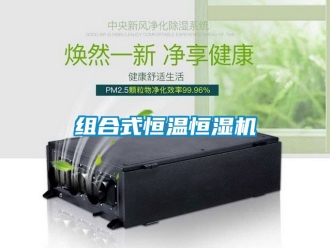 知识百科组合式恒温恒湿机