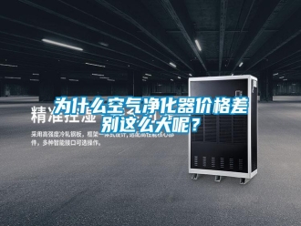知识百科为什么空气净化器价格差别这么大呢？