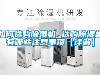 行业新闻如何选购除湿机 选购除湿机有哪些注意事项【详解】