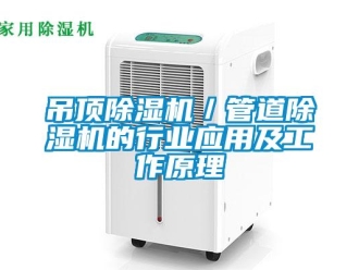 企业新闻吊顶除湿机／管道除湿机的行业应用及工作原理