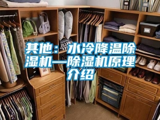 行业新闻其他：水冷降温除湿机—除湿机原理介绍