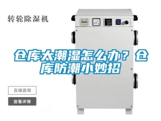 企业新闻仓库太潮湿怎么办？仓库防潮小妙招