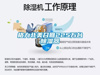 企业新闻格力北美召回225万台除湿器