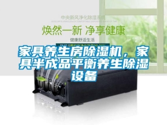 行业新闻家具养生房除湿机，家具半成品平衡养生除湿设备