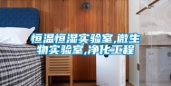 恒温恒湿实验室,微生物实验室,净化工程