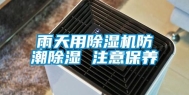 雨天用除湿机防潮除湿 注意保养