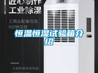 知识百科恒温恒湿试验箱介绍
