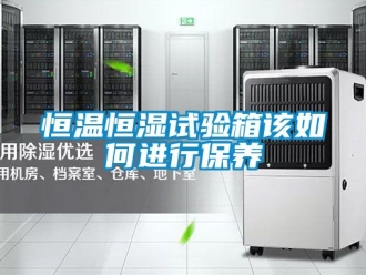 知识百科恒温恒湿试验箱该如何进行保养