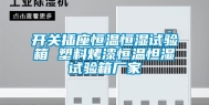 开关插座恒温恒湿试验箱 塑料烤漆恒温怛湿试验箱厂家