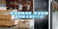 除湿机抽湿器_除湿机抽湿器相关知识介绍
