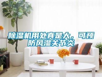 企业新闻除湿机用处真是大，可预防风湿关节炎