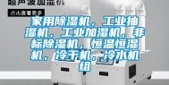 家用除湿机，工业抽湿机，工业加湿机，非标除湿机，恒温恒湿机，冷干机，冷水机组