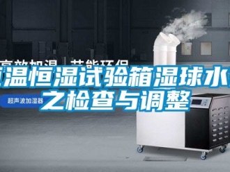 知识百科恒温恒湿试验箱湿球水位之检查与调整