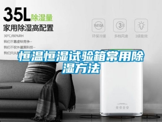 知识百科恒温恒湿试验箱常用除湿方法