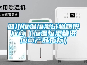 知识百科四川恒温恒湿试验箱供应商（恒温恒湿箱供应商产品指标）