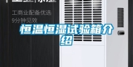恒温恒湿试验箱介绍