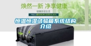 恒温恒湿试验箱系统结构介绍