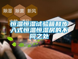 知识百科恒温恒湿试验箱和步入式恒温恒湿房的不同之处