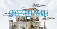 桌上型恒温恒湿箱／单点式恒温恒湿试验箱／环境试验箱