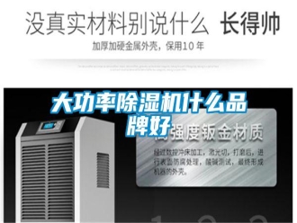 企业新闻大功率除湿机什么品牌好