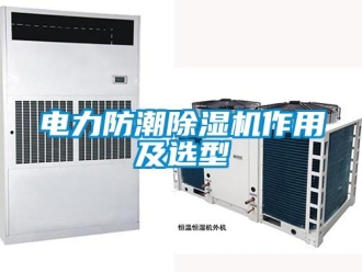 企业新闻电力防潮除湿机作用及选型