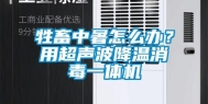 牲畜中暑怎么办？用超声波降温消毒一体机