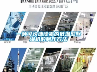 行业新闻一种可快速除霜的低温型除湿机的制作方法