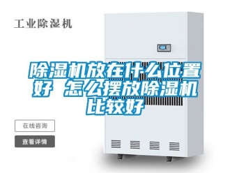 行业新闻除湿机放在什么位置好 怎么摆放除湿机比较好