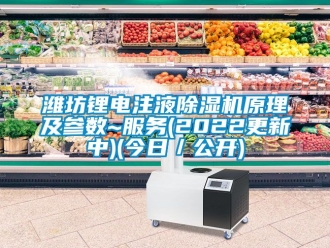 行业新闻潍坊锂电注液除湿机原理及参数~服务(2022更新中)(今日／公开)