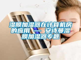 企业新闻湿膜加湿器在计算机房的应用 — 安诗曼湿膜加湿器专题