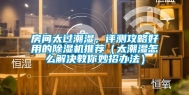 房间太过潮湿，评测攻略好用的除湿机推荐（太潮湿怎么解决教你妙招办法）
