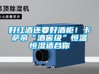 知识百科好红酒还要好酒柜！卡萨帝“酒窖级”恒温恒湿适合你