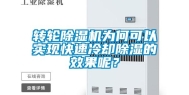 转轮除湿机为何可以实现快速冷却除湿的效果呢？