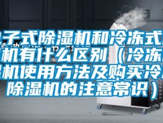 行业新闻电子式除湿机和冷冻式除湿机有什么区别（冷冻除湿机使用方法及购买冷冻除湿机的注意常识）
