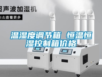 知识百科温湿度调节箱 恒温恒湿控制箱价格