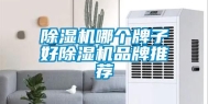 除湿机哪个牌子好除湿机品牌推荐