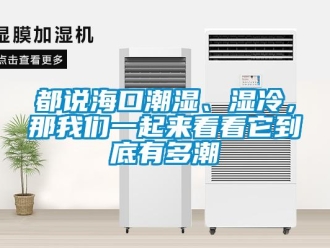 企业新闻都说海口潮湿、湿冷，那我们一起来看看它到底有多潮