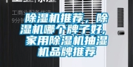 除湿机推荐，除湿机哪个牌子好, 家用除湿机抽湿机品牌推荐