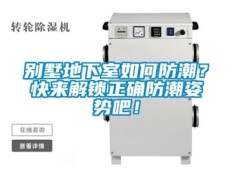企业新闻别墅地下室如何防潮？快来解锁正确防潮姿势吧！