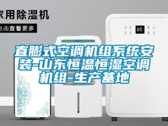 知识百科直膨式空调机组系统安装-山东恒温恒湿空调机组-生产基地