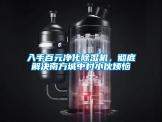 行业新闻入手百元净化除湿机，彻底解决南方城中村小伙烦恼