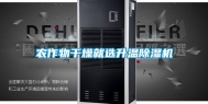 农作物干燥就选升温除湿机