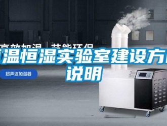 知识百科恒温恒湿实验室建设方向说明