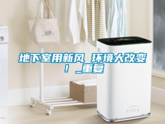企业新闻地下室用新风 环境大改变！_重复