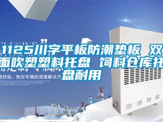 企业新闻1125川字平板防潮垫板 双面吹塑塑料托盘 饲料仓库托盘耐用