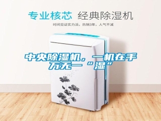 知识百科中央除湿机，一机在手万无一“湿”