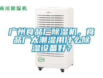 行业新闻广州食品厂除湿机，食品厂太潮湿用什么除湿设备好？