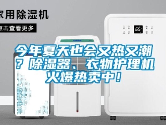 行业新闻今年夏天也会又热又潮？除湿器、衣物护理机火爆热卖中！