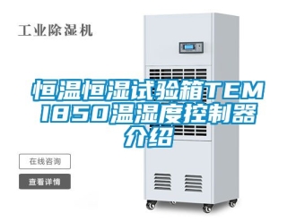 知识百科恒温恒湿试验箱TEMI850温湿度控制器介绍